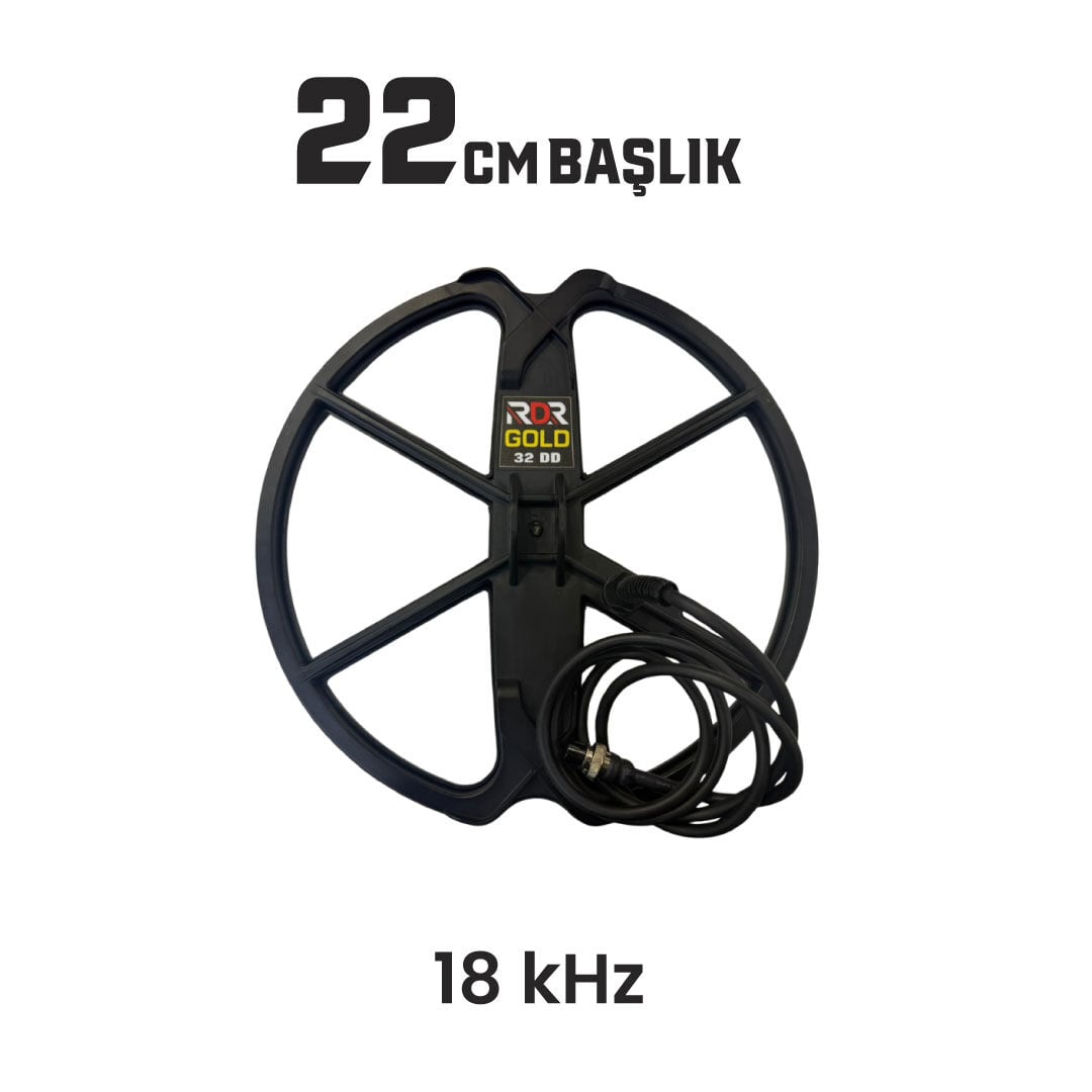RDR Deep Gold 18 kHz 22 cm arama başlığı
