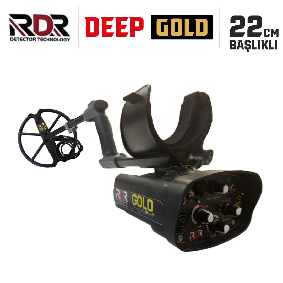 RDR Deep Gold dedektör 22 cm başlıklı