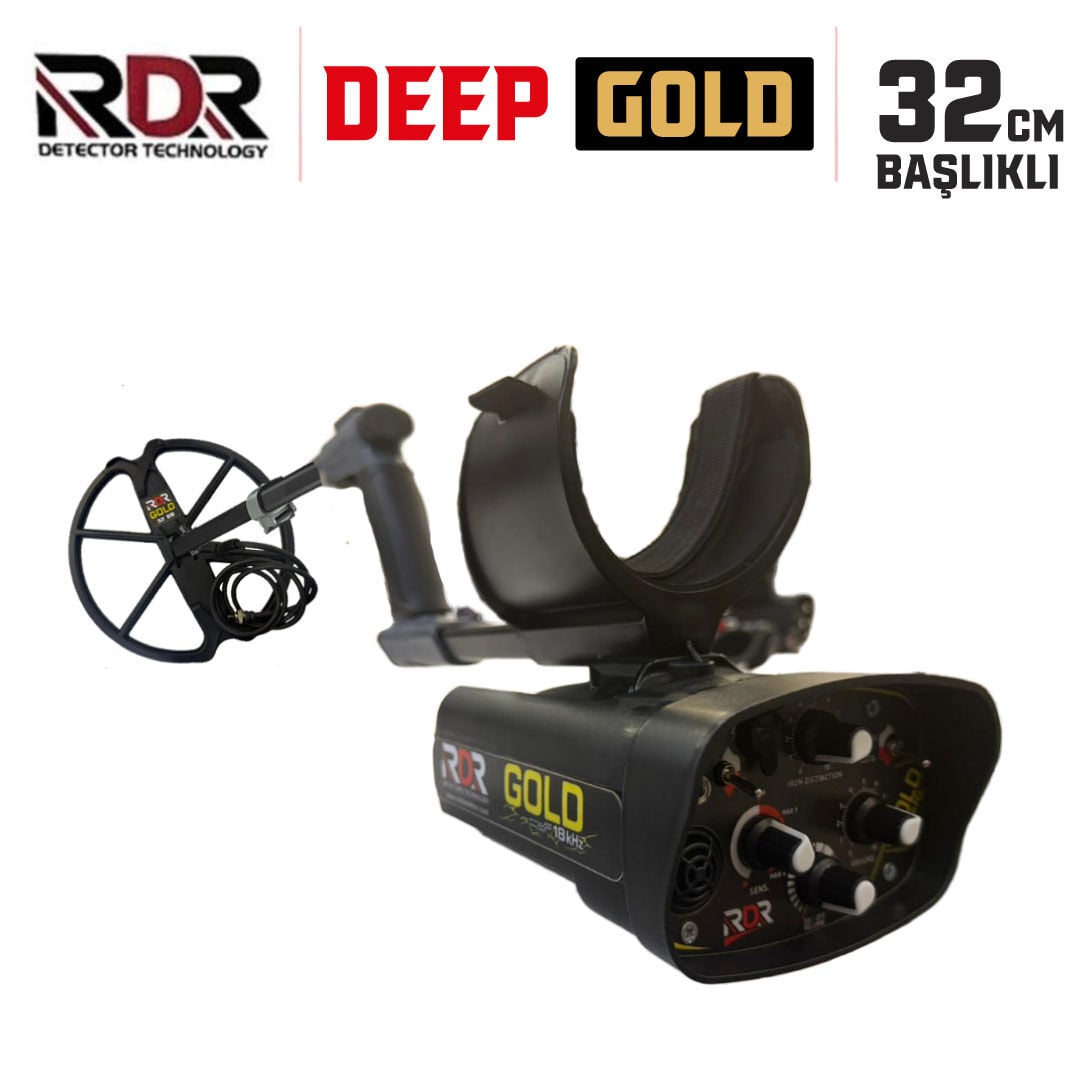 RDR Deep Gold dedektör 32 cm başlıklı